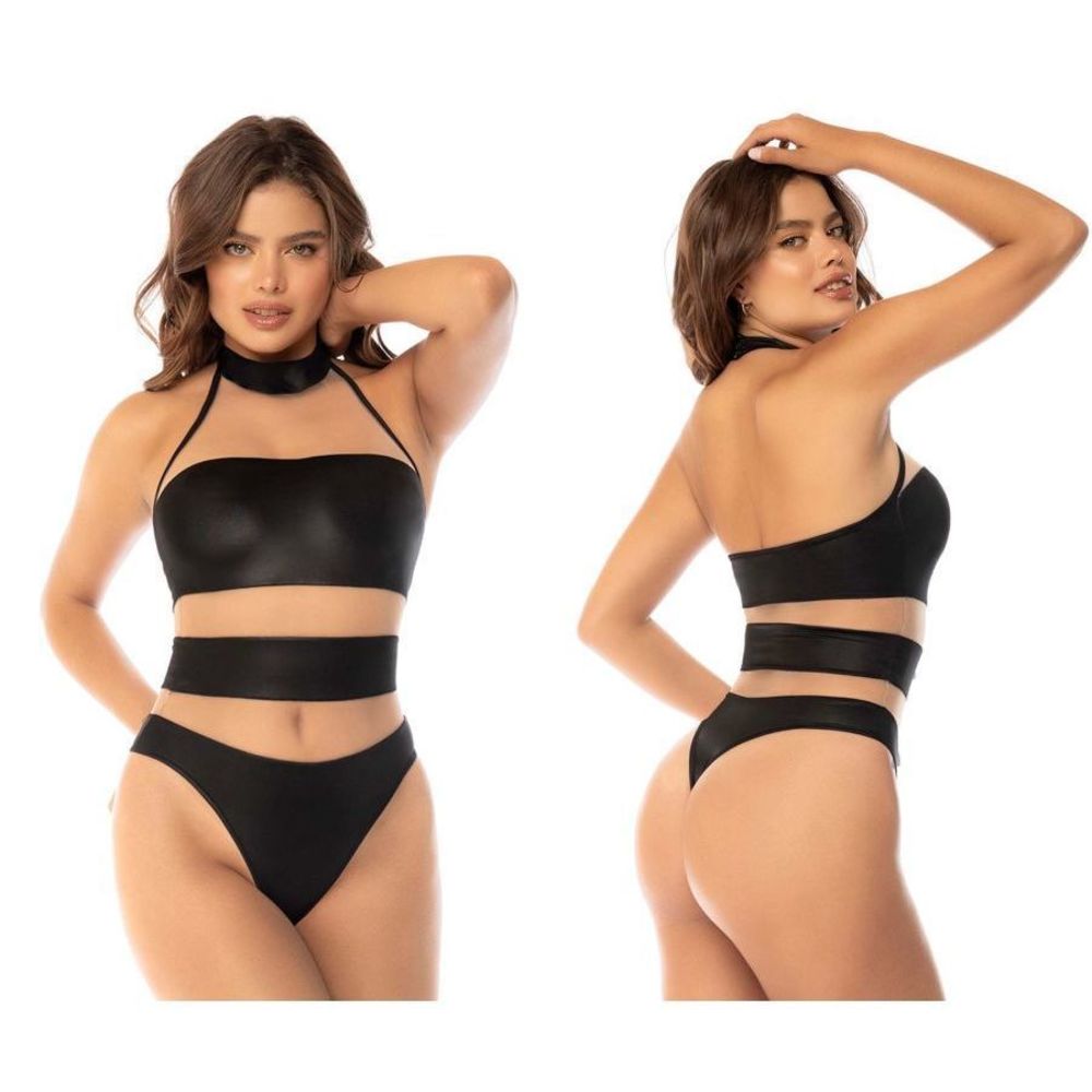 Mapale 2744 Kiki Bodysuit Color Nude-Black